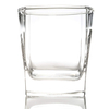 Old Fashioned Glass Square Bottom Rocks Whiskey Glasses Heavy Glass Clear Whisky Tumblers JS1016-2/3
