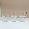 High Bright Stackable Drinking Cups 300-400ml Glass Tumblers --JS3020