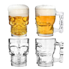 500ml Custom Skull Head Beer Mugs Personal Designed Glass Cups JS2033