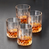 Classical Glass Rocks Whiskey Glasses Old Fashioned Heavy Glass Clear Whisky Tumblers JS-3001-1/2/3