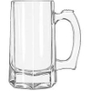 Glass Beer Glasses with Handle Heavy Bottom Beer Mugs with Thump Rest JS2015