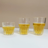 High Bright Stackable Drinking Cups 300-400ml Glass Tumblers --JS3020
