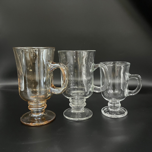 240ml Classical Irish Coffee Mugs 8oz coffee cups with handle JS2187-1/2/3