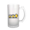 Heavy Duty Beer Glass Mug 16oz and 30oz Glass Beer Stein Tall Drinking Glass Beverage Mug JS2002