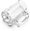 Glass Beer Glasses with Handle Heavy Bottom Beer Mugs with Thump Rest JS2015