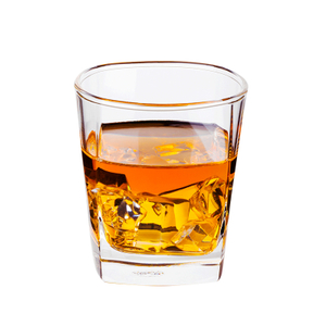 Old Fashioned Glass Square Bottom Rocks Whiskey Glasses Heavy Glass Clear Whisky Tumblers JS1016-1/2/3