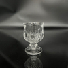Jingshi Butterfly Sunflower Diamond Embossed Shot Glasses with Stem 40ml 