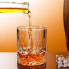 Classical Glass Rocks Whiskey Glasses Old Fashioned Heavy Glass Clear Whisky Tumblers JS-3001-1/2/3