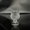 Jingshi Butterfly Sunflower Diamond Embossed Shot Glasses with Stem 40ml 