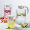 1.8L Glass Pitcher Water Glass Jug with Lid Juice Jugs